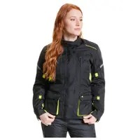 FASTWAY Mulheres em digressão 211 Casaco de tecido Preto/Amarelo 42