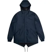 Rains - Casacos - Fishtail Jacket W3 Navy para Unissexo - Tamanho S