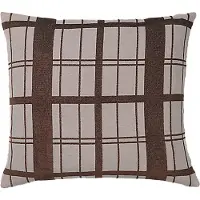 Broste Copenhagen Capas de Almofada CHEQUER - Castanho - 60x60 cm