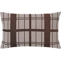 Broste Copenhagen Capas de Almofada CHEQUER - Castanho - 40x60 cm