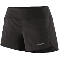 Patagonia - Vestuário trail corrida mulher - W's Strider Pro Shorts - 3 1/2 in. Black para Mulher - Tamanho XS - Preto