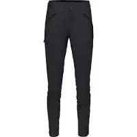 Norrøna - Vestuário caminhada mulher - Falketind Rugged Slim Pants W's Caviar para Mulher - Softshell - Tamanho XS - Preto