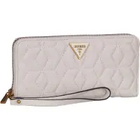 GUESS , Elenia, Carteira de Tecido, SLG Grande com Zíper, Pedra, para Mulheres