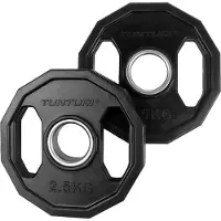 Tunturi Disco Olímpico Rubber 2.5kg 2 Unidades
