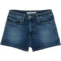 Calvin Klein Jeans Shorts / Bermudas RELAXED HR SHORT MID BLUE criancas - Azul - 14 ans