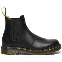 Dr. Martens unisex. 22227001 2976 Ys botas de couro liso preto (46), Plano, Nenhum, Casual