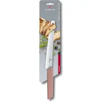 Victorinox Swiss Modern faca para pão 22 cm, cor-de-rosa