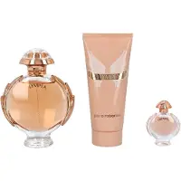 Paco Rabanne Conjunto Olympea Eau de Parfum 80 ml, loção corporal 100 ml e miniatura Eau de Parfum 10 ml 80ml