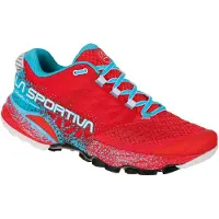 La Sportiva - Sapatilhas trail - Akasha II Woman Hibiscus/Malibu Blue para Mulher - Uld - Tamanho 37.5 - Vermelho