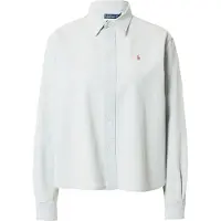 Ralph Lauren para mulher. 211891420001 Camisa boxy cortada verde (S), Casual, Algodão, Manga comprida
