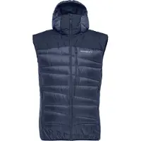 Norrøna - Casacos acolchoados ski - Falketind Down750 Vest M Indigo Night para Homem - Tamanho S - Navy