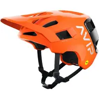POC - Capacetes BTT - Kortal Race MIPS Fluorescent Orange AVIP/Uranium Black Matt para Unissexo - Tamanho 55-58 cm - Laranja
