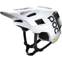 POC - Capacetes BTT - Kortal Race MIPS Hydrogen White/Uranium Black Matt para Unissexo - Tamanho 49-52 cm - Branco