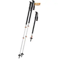Komperdell - Bastões ski travessia - Titanal Exp Pro para Unissexo - Aluminium - Cinzento