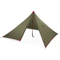 MSR - Tendas ultraleves - Front Range Green para Unissexo - Caqui