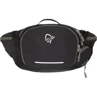 Norrøna - Mochilas e Bolsas Cintura BTT - Fjora Econyl195 6L Hip Pack Caviar Black para Unissexo - Preto