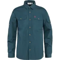Fjall Raven - Vestuário caminhada - Singi Trekking Shirt LS M Mountain Blue para Homem - Tamanho L - Azul