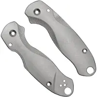 Flytanium Spyderco Para 3 Scales, Lotus Titanium