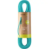 Edelrid - Cordas escalada - Skimmer Eco Dry 7,1Mm Icemint para Unissexo - Tamanho 60 m - Azul