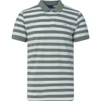 Gant Camisa verde / offwhite