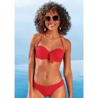 LASCANA Top de biquíni vermelho