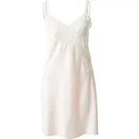 Ralph Lauren Camisa de noite rosa pastel / branco