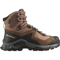 Salomon - Calçado caminhada mulher - Quest Element Gtx W Mocha Mousse/Pewter/Marine Blue para Mulher - Tamanho 37 1/3 - Castanho