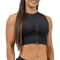 Nebbia Top Desportivo De Suporte Elevado Compression Push-up Mesh