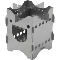 Savotta Happy Stove 140164036 queimador de madeira, aço inoxidável