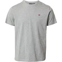 Napapijri Camisa 'SALIS' navy / acinzentado / carmesim / branco
