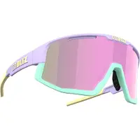 Bliz - Óculos sol - Fusion Matt Pastel Brown W Pink Multi para Unissexo - Azul