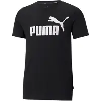 Puma T-Shirt mangas curtas ESSENTIAL LOGO TEE rapazes - Preto - 5 / 6 ans