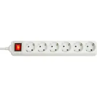 Lindy Régua De Energia 73103 6 Tomadas Com Interruptor