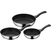 WMF Conjunto De Frigideiras De Plástico Diabo Aço Inoxidável