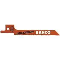 Bahco Conjunto De Lâminas De Sabre Bimetálicas Sandflex Para Corte De Metais De Precisão 18 Dpp 100 Mm 5 Unidades