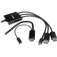 StarTech.com Cabo Hdmi+displatport+mini Displatport Para Hdmi Cabo Hdmi 2.1 2 M