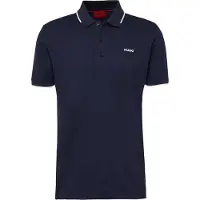 HUGO Camisa 'Dinoso' azul escuro / branco