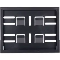 Protech placa de matrícula 18X14CM, PRETO, SUÍÇA