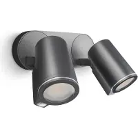 Steinel Smart Sensor - Foco de exterior One SC, 2 lâmpadas, antracite, IP44