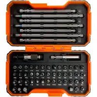Bahco Conjunto De Pontas De 1/4´´ Para Parafusos Invioláveis De Fenda Phillips Pozidriv Hexagonais E Torx. Expositor De 30 Mmx19 Mmx28 Mm 8 Unidades