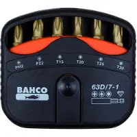 Bahco Conjunto De Brocas De Diamante De 1/4´´ Com Suporte Para Parafusos De Cabeça Phillips Pozidriv E Torx