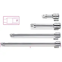 Beta Utensili Extensor Para Chave De Quadro 255 Mm Male/female 1/2