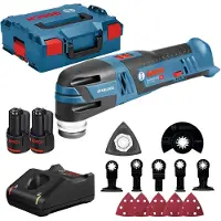 Bosch Professional Ferramenta Multifuncional Oscilante Gop 12v-28+2x3.0ah+l-boxx