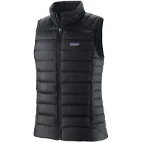 Patagonia - Casacos acolchoados ski mulher - W's Down Sweater Vest Black para Mulher - Nylon - Tamanho L - Preto