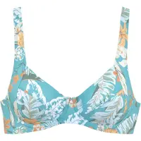 Sunseeker Top de biquíni creme / azul / cáqui / laranja