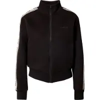 GUESS Casaco de treino em moletão 'Britney' bege / preto / branco