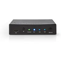 Nedis Switch Hdmi 3 Portas 1xusb-c + 2xhdmi Entrada Para 1xhdmi Saída 4k Metal 60hz