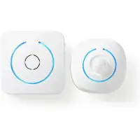 Nedis Alarme Com Detector De Movimento Alimentado Por Bateria 6xaa 85db Alcance Montagem Na Parede 6 M