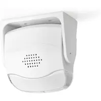 Nedis Alarme Com Detector De Movimento A Pilhas 3xaaa 80db Alcance 10° Ângulo Parede/teto 1.1 M