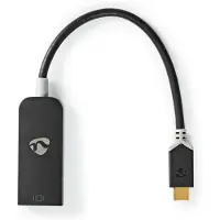 Nedis Ccbw64352at02 Adaptador Usb-c Para Displayport F Usb 3.2 Gen 1 8k Banhado A Ouro 0.2 M 30hz